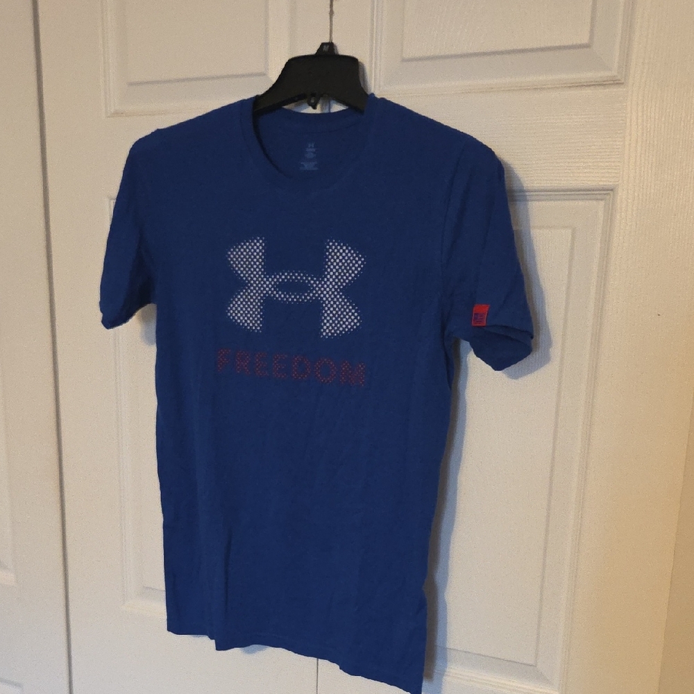 Under Armour Blue Freedom Tee